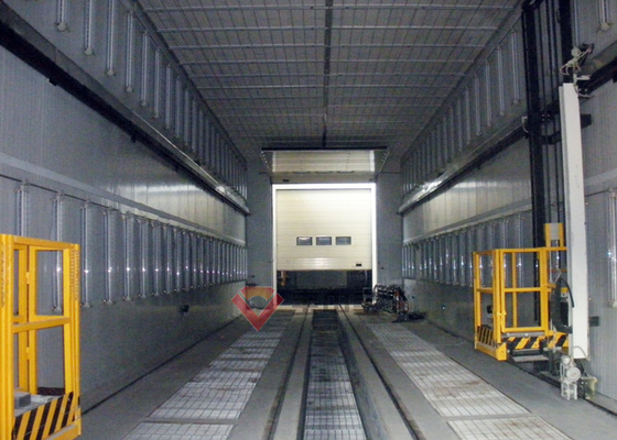 Antrieb in Farben-Stand für Zug-Fabrik-Metro-Farben-Stände