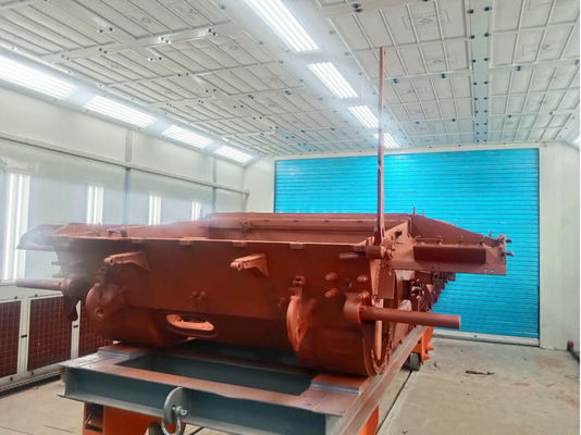 Qualität Malende Fertigungsstraße-Militärseite erschöpfen Militärbehälter-Farben-Stand usine