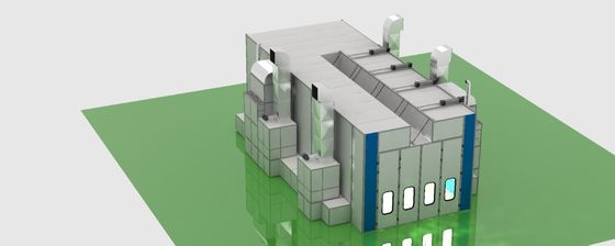 Qualität Industrieller Spraystand der zwei sdie Wandextraktion, der Spitzenfalttür öffnet usine