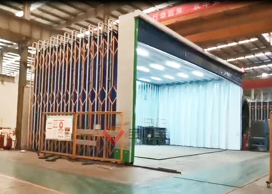 Qualität Teleskopischer Spray-Stand mit hinterem Abluftventilator-System Exprooof, das auf die Oberseite beleuchtet usine