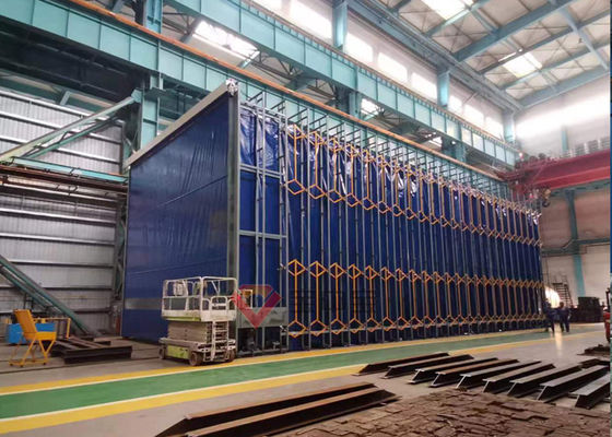 Qualität Farben-Ausrüstungs-Stahlkonstruktions-Farben-Stand PVCs teleskopischer usine