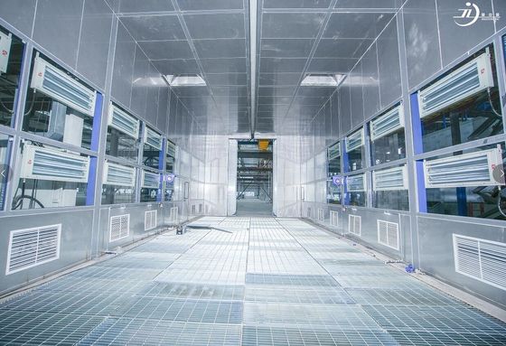 Qualität Kundengebundene kämpfende flache Farben-Raum-Linie Flugzeug-Sprühstand für Militärfabrik usine