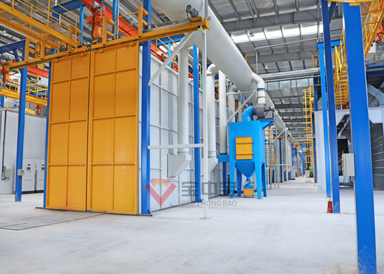 PLC-Automatische Maschinen Farblinien Industrie Sprühöfen Ausrüstung