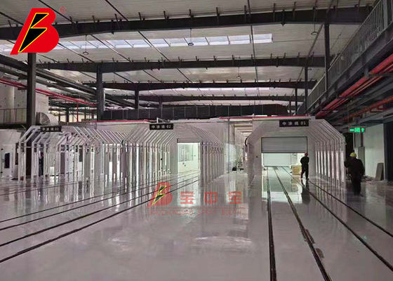 Qualität Multi Stations-Metallplatte-Malerei-Fließband Auto-Reparatur-Spray-Stand-Linie usine