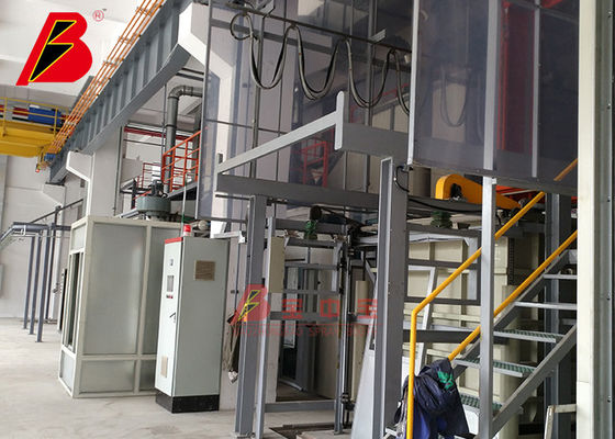 Qualität Eintauchen Vorbehandlungs-des automatischen Wasser-Vorhang-Spray-Standes usine