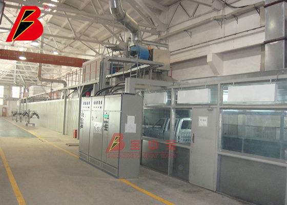 Automatisches Ketten-System feuerfester SG-Auto-Farben-Stand-Bodenbelag