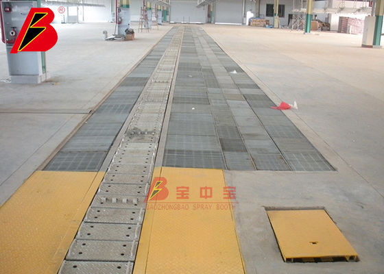 Qualität Boden-Ketten-automatisches Stahl-2.5m minimales Substrat-Automobilspray-Stand usine