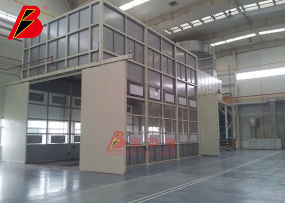 Qualität Sichtmetallwand machen 1.0m Min Automatic Spray Painting Line feuerfest usine