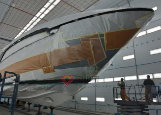 Yacht-Farben-Stände sprühen Standvollenden für Boote Customied hinunter Entwurfsschiff Spray-Stand