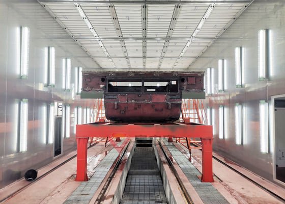 Qualität Behälter-Farben-Raum-Militärprodukt-Spray-Stand-schwere Maschinen-Malerei-Stand-Linie usine