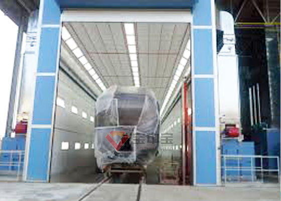 Qualität Bahnfarbe volle Downdraft-Spray-Stand-automatische Malerei von den Oberflächenbeschichtungen usine