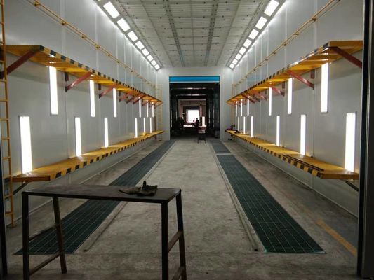 Qualität Behälter-Spray-Stand mit VOCs-Behandlungsausrüstung Antrieb in Entwurfs-Farbe und backendem Raum usine