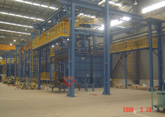 Qualität Schwermaschinen-Farben-Stand mit automatischer Farben-Linie des Lieferungs-Ketten-System-Industral usine