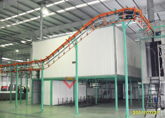 Qualität Große Wirbelwind-Raum-Pulver-Beschichtungs-Fertigungsstraße für Computer-Teil usine