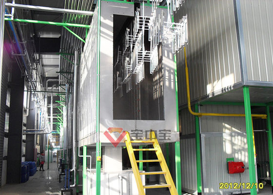 Qualität Tunnel-Art-Pulver-Beschichtungs-Linie für Industrie-Komponenten usine
