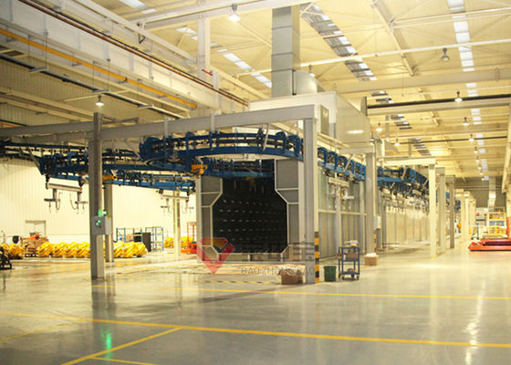 Qualität Backender Raum für schweres Fahrzeug-Teilfarben-Linie Pulver-Beschichtungs-Linie usine