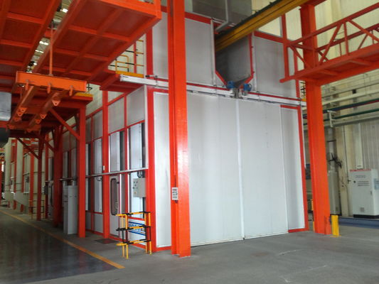 Qualität Schwermaschinen-Farben-Stand für Yuanda-Gruppen-Ausrüstungen sprühen Stand-Spitze sich öffnen usine