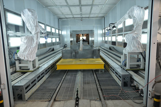 Qualität Stahlprofil-Farben-Linie Roboter-Farben-Fertigungsstraße-Transport mit Laufkatze usine