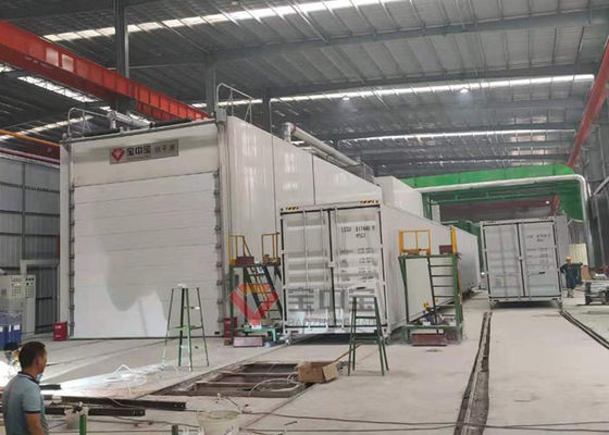 Qualität Versandverpackungs-Spray-Stand-Farben-Linie für Standardbehälter usine