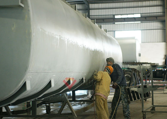 Qualität Spezieller Fahrzeug-Anhänger-Tanker-Mischer-automatische Strahlenen-und Malerei-Linie usine