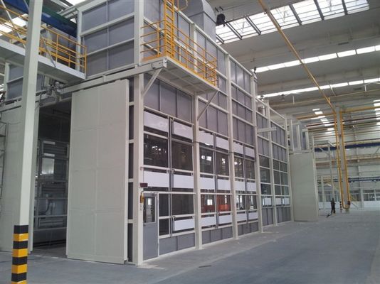 Qualität Starkes Spitzenfan-Eisen-Substrat 2.5m Min Painting Production Line usine